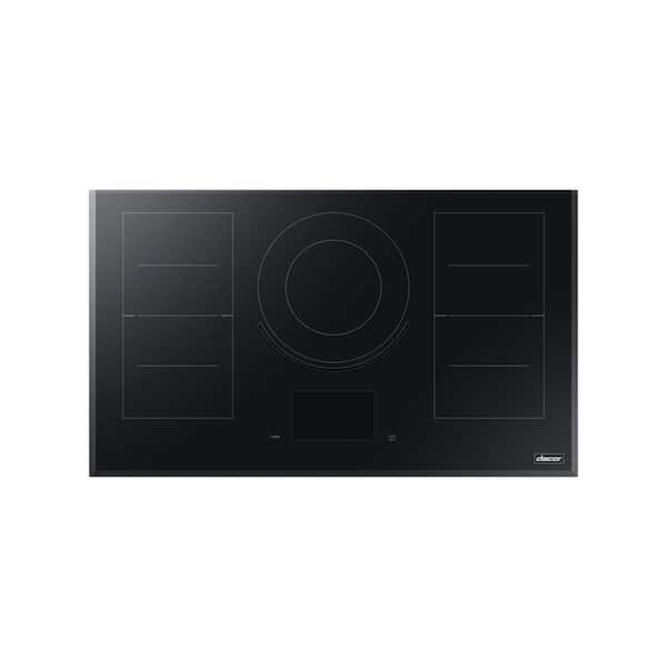 DACOR Modernist 36 in. Induction Electric Cooktop in Black Glass with 4