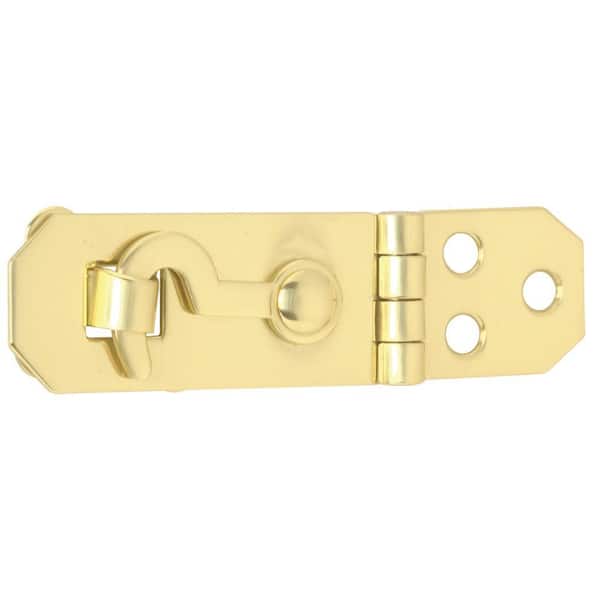 Schlage 3/4 in. x 2-3/4 in. Solid Brass Hasp with Hook