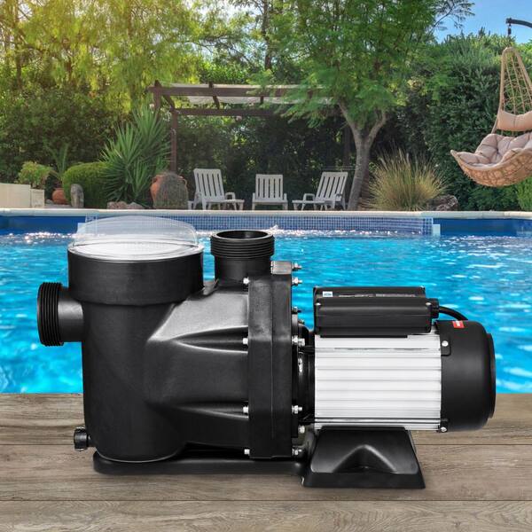 Above Ground Pool Pump 1.5 HP 122 GPM Max Flow Single Speed Swimming Pool Pump 55 ft. Max Head Lift for Hot Tubs Spas