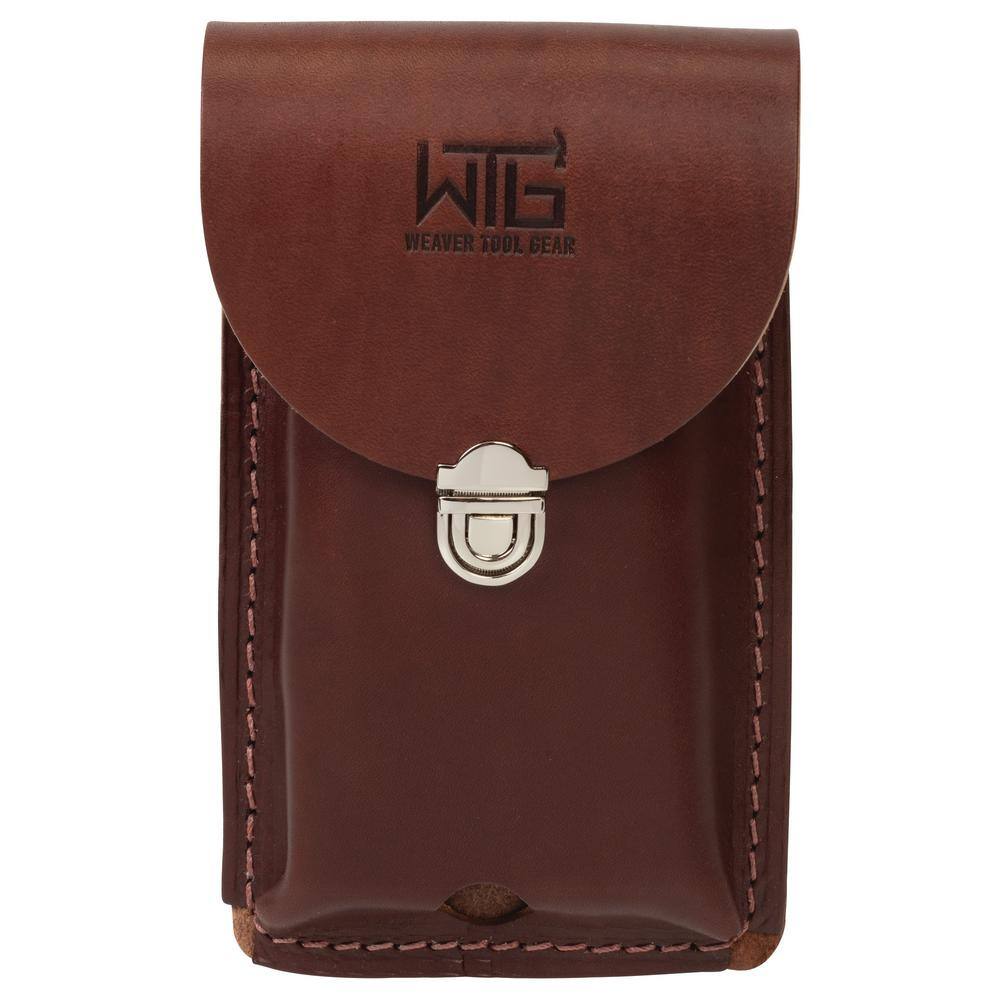 Small Leather Clip-On Cell Phone Holder Leather Brown price history on PriceWatchPro