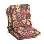 20 in.x 24 in. Outdoor High Back Dining Chair Cushion in Ruby Clarissa Tropical (2-Pack)