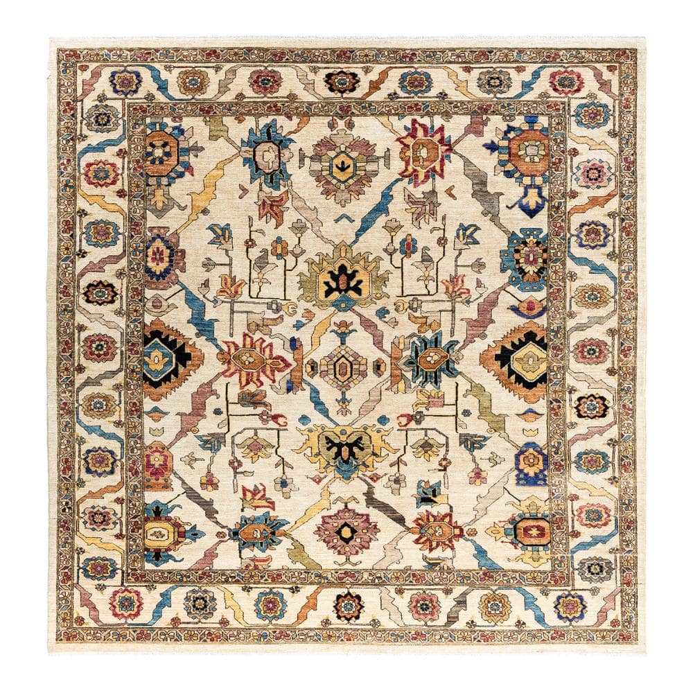 Serapi Ivory 8 X 10 Hand-Knotted Wool Indoor Area Rug price history on PriceWatchPro