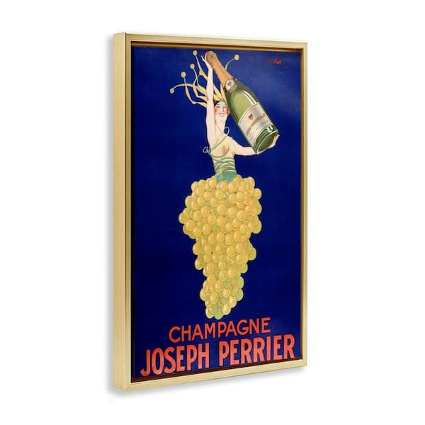 Stupell Industries Vintage Perrier Champagne by Marcus Jules Gray 