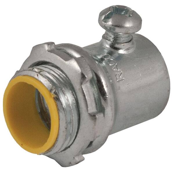 RACO 1 in. Insulated EMT Set-Screw Connector, 1-Pack