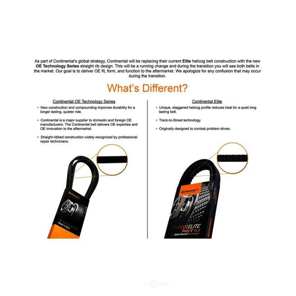 thumbnail image 2 of Continental 17442 Automotive V-Belt 2 of 14