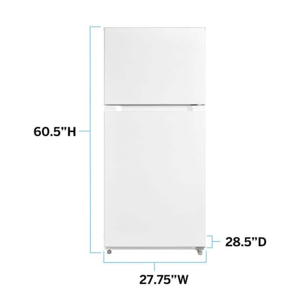 Avanti Frost Free Top Freezer Refrigerator​, 14.2 cu. ft., in