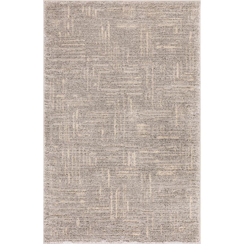 Urban Chic Gray 3 ft. x 4 ft. Contemporary Area Rug price history on PriceWatchPro