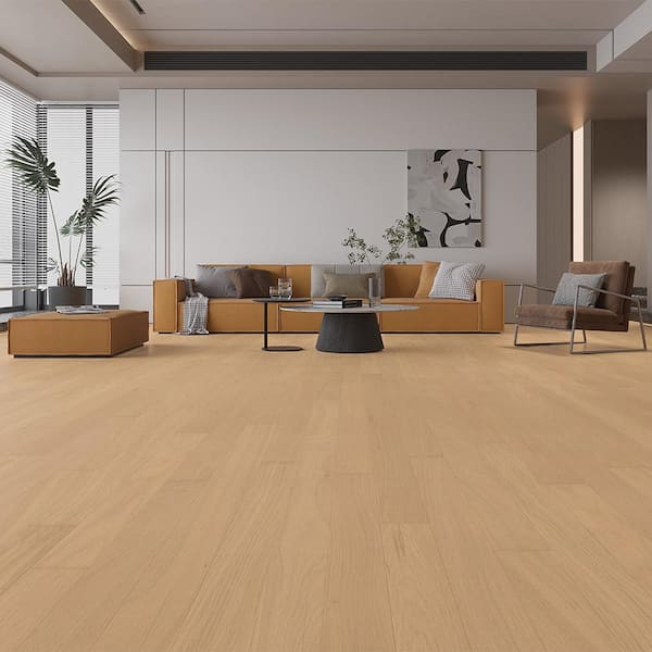 Selkirk White Wash Oak 3/8 in. T x 3 in. W Tongue and Groove Wire Brushed Engineered Hardwood Flooring (35.34 sq.ft./case)
