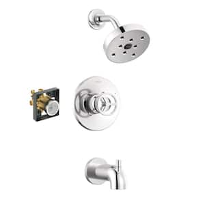 Trinsic Single-Handle 1-Spray Tub and Shower Faucet in Chrome (Valve Included)