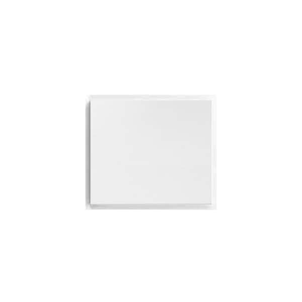 Bedford Shaker 13 in. W x 13 in. H x 0.25 in. D in Painted White Door Sample in Assembled Base Cabinet