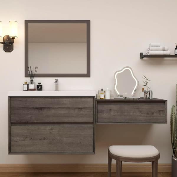 BV Better Vanity Kingdee 65 in. W x 20 in. D x 26 in. H Single Sink ...