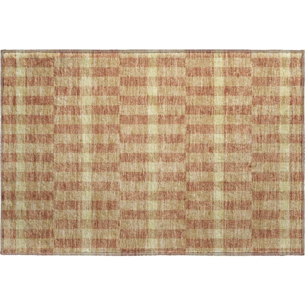 Addison Rugs Mayfield Premium Machine Washable Abstract AMF2547 Gold 2 ...