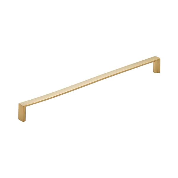 Metro 8-13/16 in. Center-to-Center Modern Champagne Bronze Bar Cabinet Pull