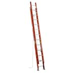 24 ft. Fiberglass Extension Ladder with 300 lbs. Load Capacity Type IA Duty Rating