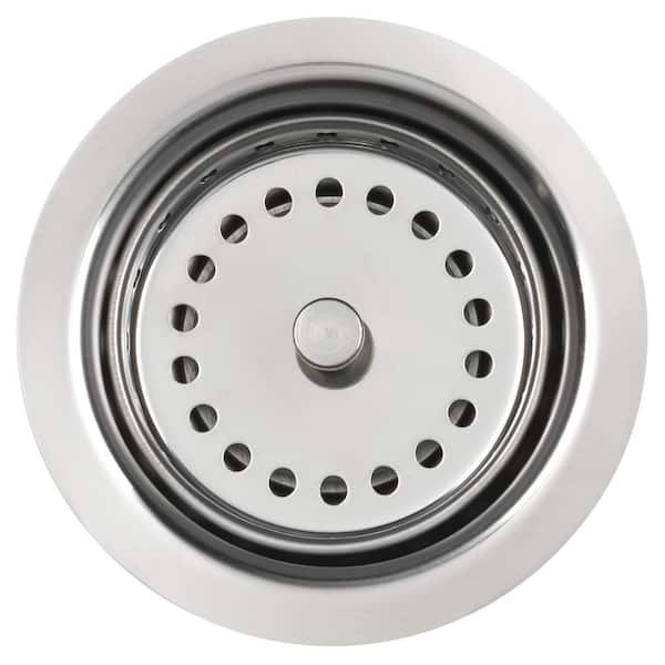 2-Pack Kitchen Sink Strainer – Stainless Steel, 4.5” Outer / 3” Inner Diameter, 0.04” Micro-Perforations, Dishwasher Safe, Rustproof & Smooth Edge