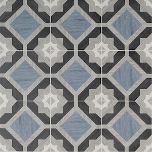 Castaic Starwood Blue 8 in. x 8 in. Matte Porcelain Floor and Wall Tile (12.91 sq. ft./Case)