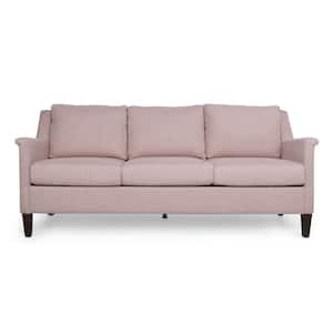 Alysse 76.5 in. W Flared Arm Fabric Straight Sofa in Pink