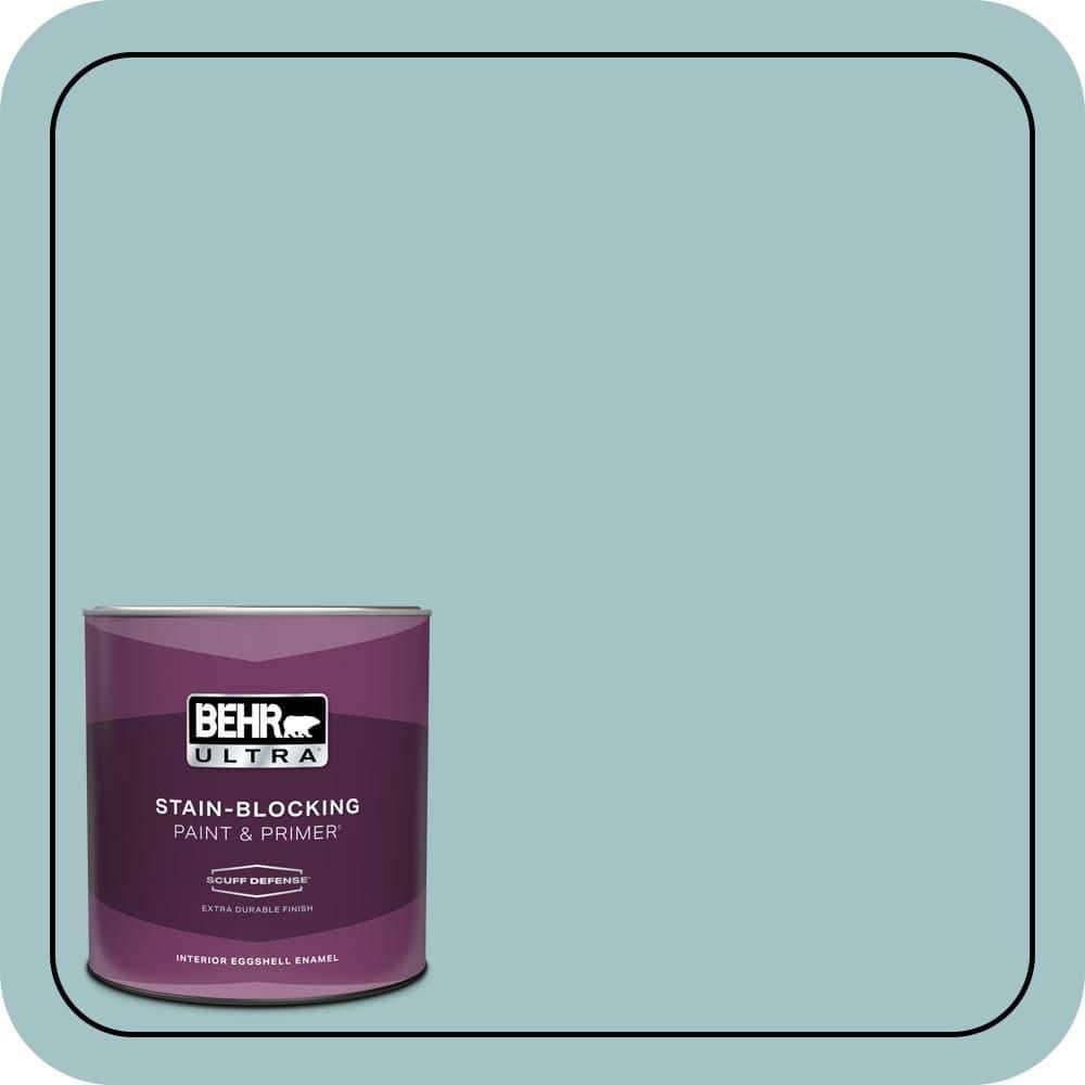 1 qt. #510E-3 Ocean Kiss Extra Durable Eggshell Enamel Interior Paint & Primer price history on PriceWatchPro
