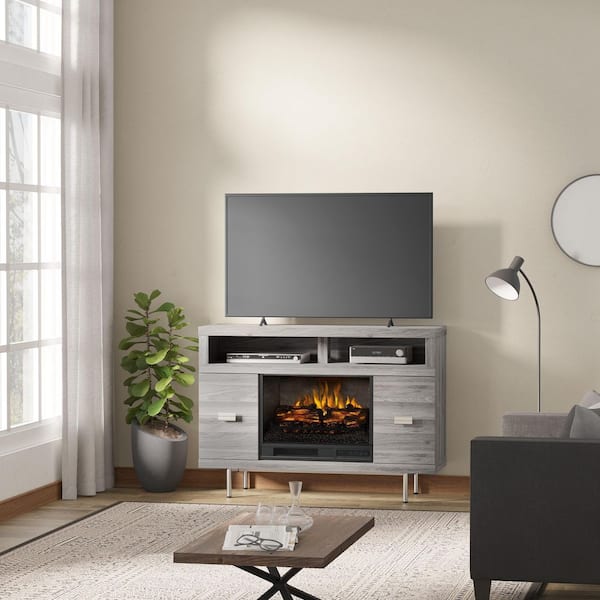 SCOTT LIVING CESTONI 48 in. Freestanding Media Console Wooden
