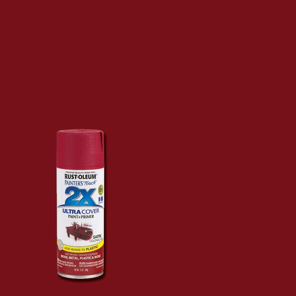 レッドモーサリアム Rust-Oleum Painter's Touch 2X 12 oz. Satin Colonial Red General