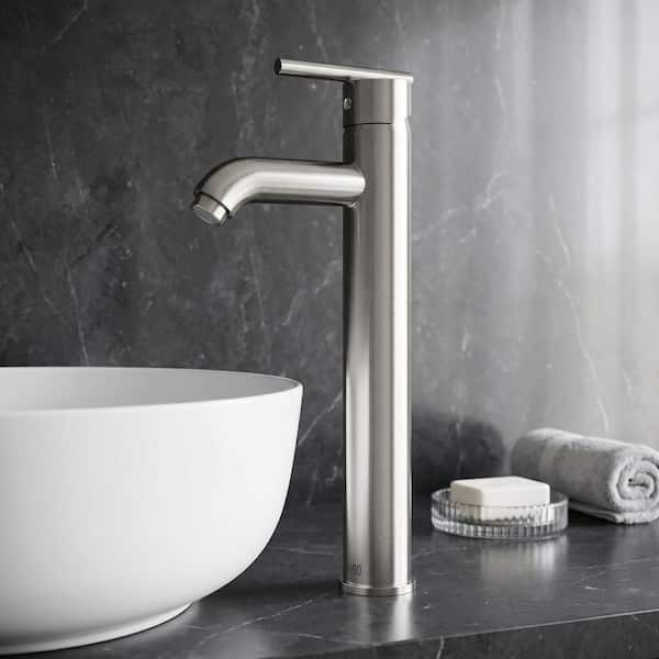 VIGO Seville Single Handle Single-Hole Bathroom Vessel Faucet in