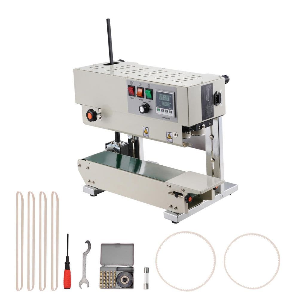 0.24-0.47 in. /6-12 mm Continuous Band Sealing Machine, White Food Vacuum Sealer with Digital Control, Carbon Steel price history on PriceWatchPro