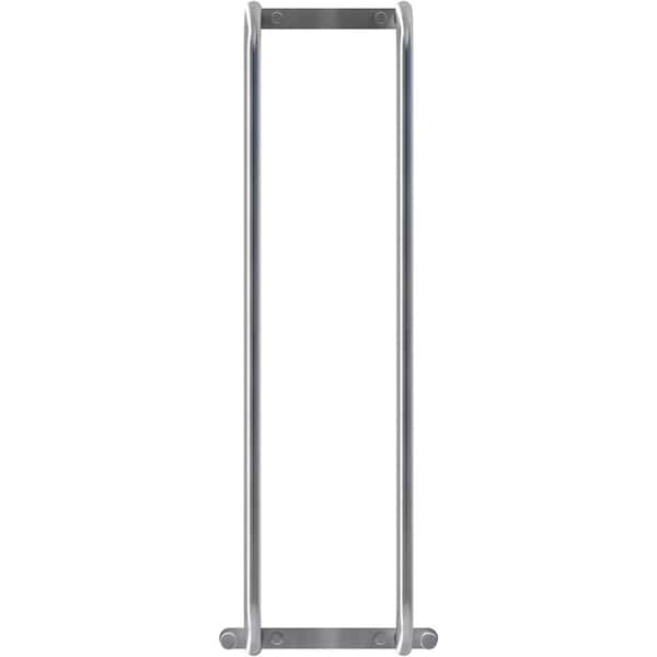 Aoibox Stainless Steel Bath 10 Towel Holder Racks with 2 Hooks in Silver