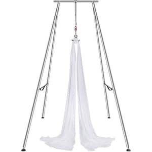 Aerial Yoga Frame and Yoga Hammock 9.67 ft. H Professional Yoga Swing Stand Comes with 6.6 Yards Aerial Hammock