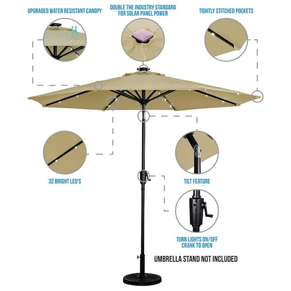 sun ray patio umbrella