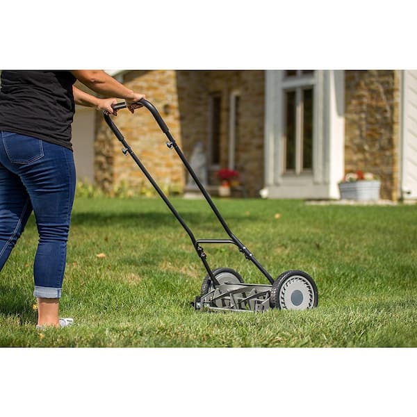 Great States Corporation 18 in. 5-Blade Manual Walk Behind Reel Lawn Mower 815-18-21 - Home Depot