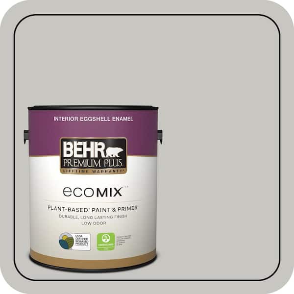 1 gal. #PPU24-16 Titanium Eggshell Enamel EcoMix Plant-Based Interior Paint & Primer