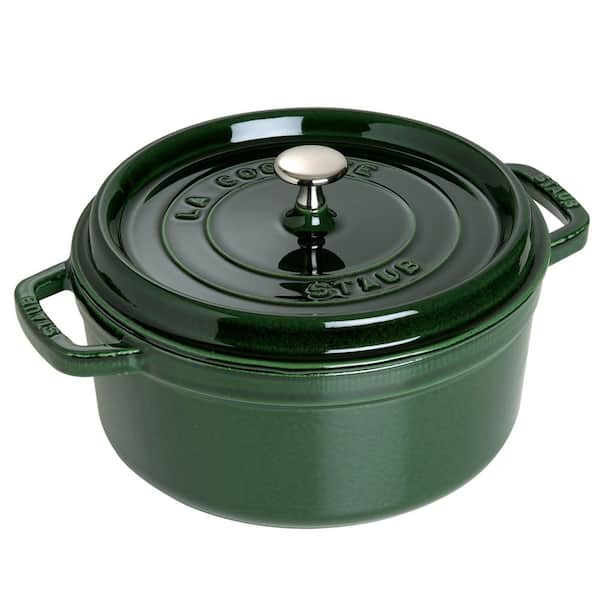 Cast Iron 5.5 qt. Round Cocotte Dutch Oven - Basil