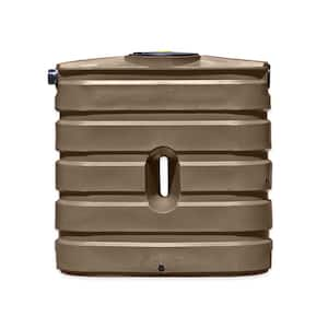 130 Gal. Slimline Rainwater Harvesting Tank - Mocha