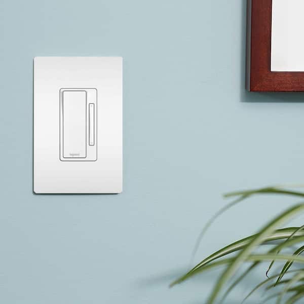 radiant  450W Multi-Location Remote Rocker Dimmer for LED/CFL/Halogen/Incandescent Bulbs, White/Light Almond/Ivory