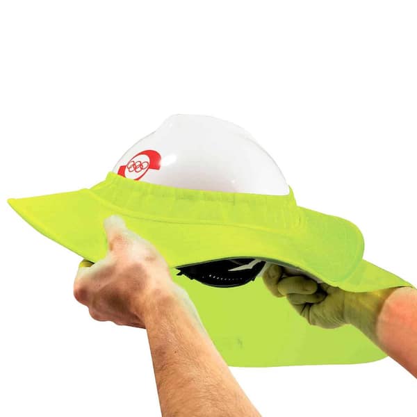 DOITOOL Worker's Hat Brim Mens Hard Hat Sun Protection Hat Construction  Hats for Men Hard Hats Hard Hat Visor Full Brim Hard Hat Sun Shield  Polyester