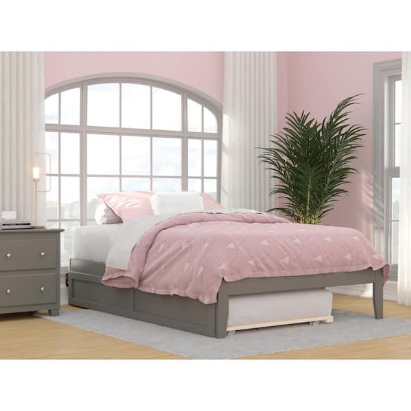 AFI Colorado Grey Full Bed with USB Turbo Charger and Twin Trundle