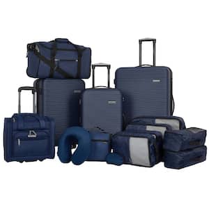 ALL-IN-ONE TRAVEL COLLECTION with 3 EXPANDABLE ROLLING VERTICAL LUGGAGE (TSA EQUIPPED) and 11 ASSORTED TOTES/DUFFELS