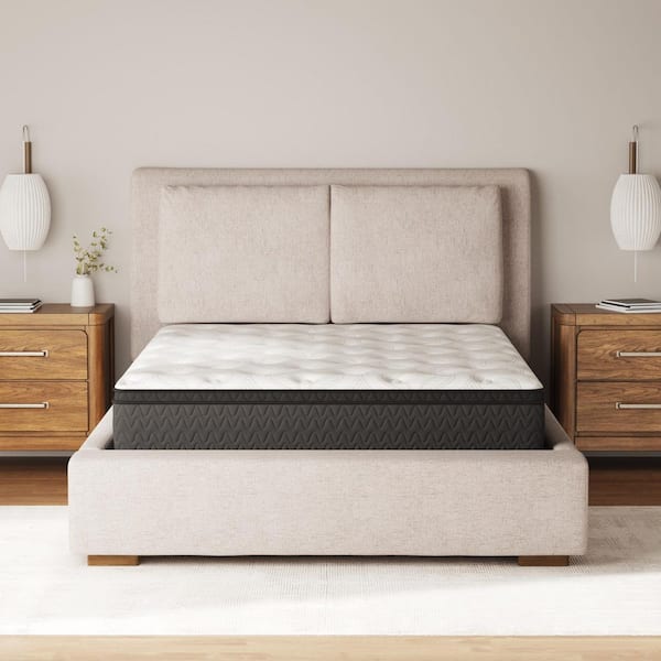 12 in. Pocketed Hybrid Series King Medium Hybrid 12 in. Bed-in-a-Box Mattress