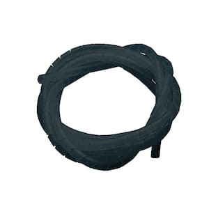 HYDROMAXX 1 in. Dia x 100 ft. Black Flexible Corrugated Polyethylene Split  Tubing and Convoluted Wire Loom BLS0100050 - The Home Depot