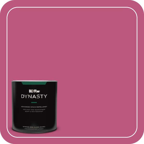 1 qt. #S-G-100 Tutti Frutti Semi-Gloss Enamel Interior Stain-Blocking Paint and Primer