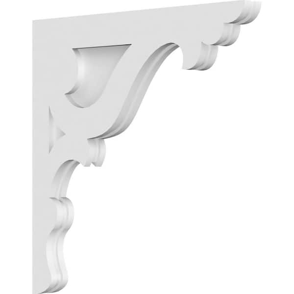 Ekena Millwork 1-7/8 in. x 22 in. x 22 in. PVC Cornelia Corbel