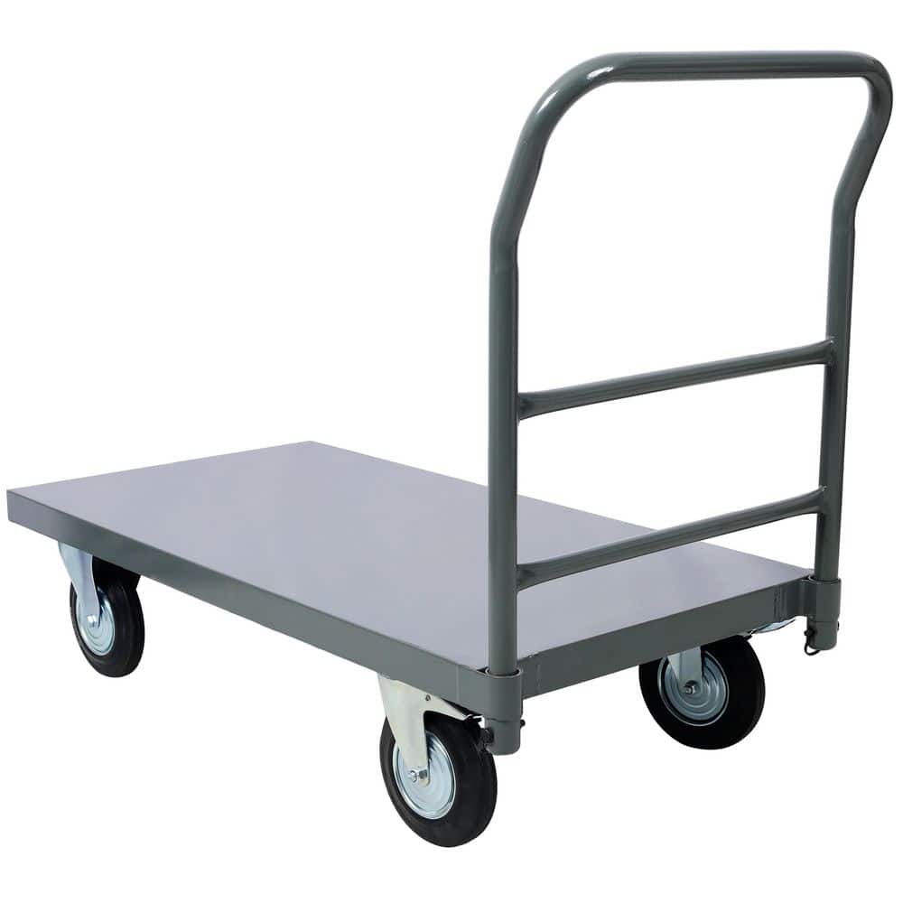 Platform Truck Industrial Flat Dolly Cart with Wheels, 2000 lb. Capacity Flatbed Hand Truck Smooth Deck Platform Truck price history on PriceWatchPro