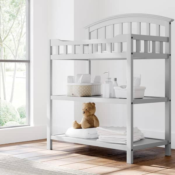 Pebble gray cheap changing table