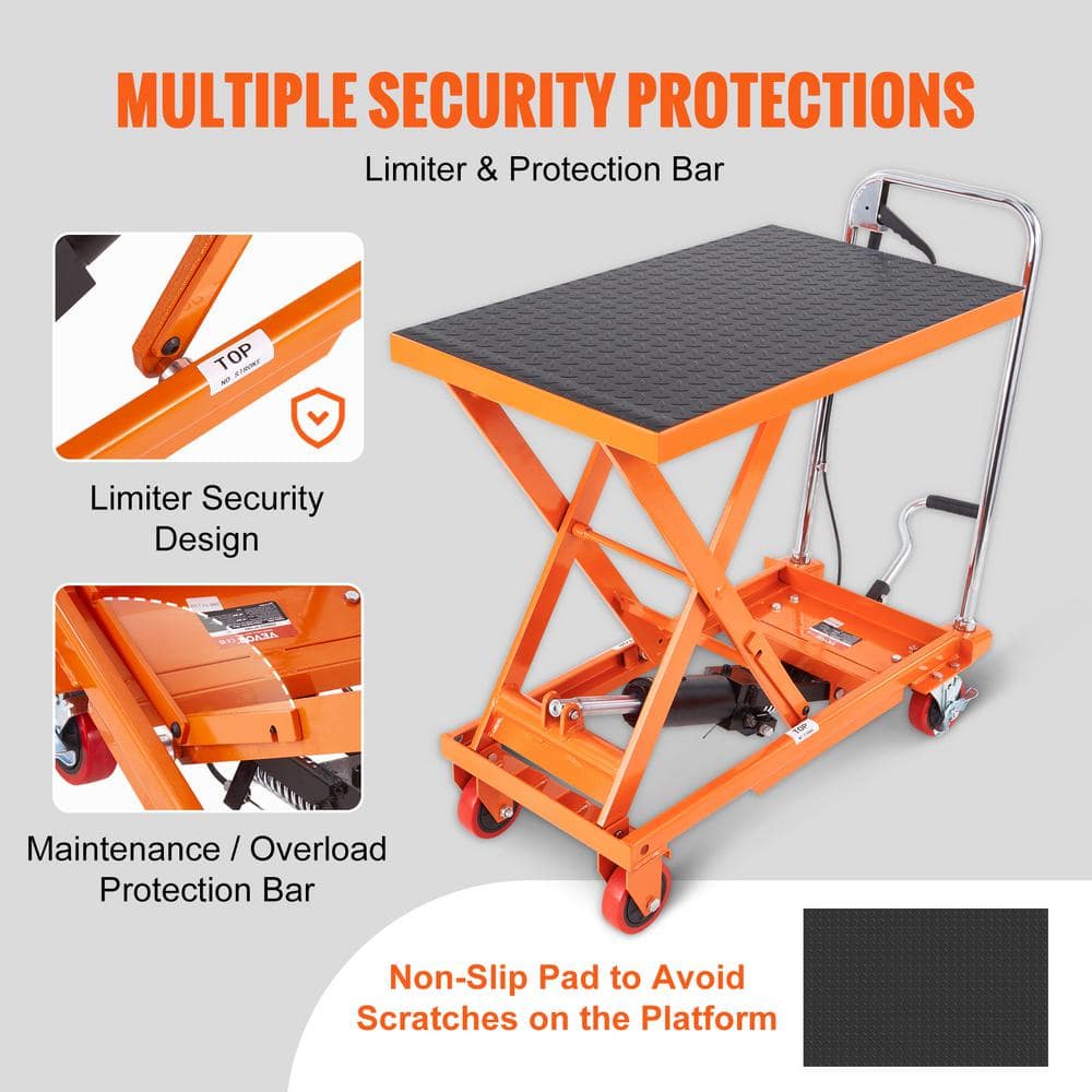 31'' H x 37'' W Utility Cart with Wheels