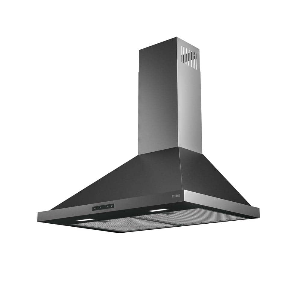 Zephyr Ombra 30" Black Stainless Steel Wall Mount Range Hood