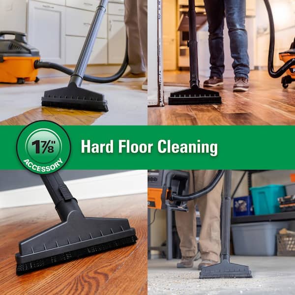 1-7/8 in. Floor Brush Accessory Shop Vacuum Attachment for RIDGID Wet Dry Vacs Hoses and Wands