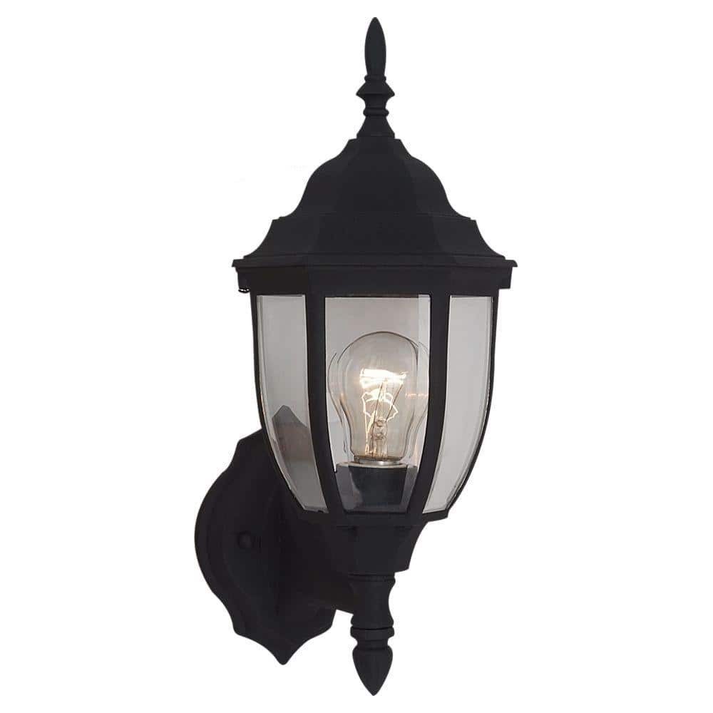 Bakersville 1-Light Small Black Outdoor Wall Lantern Sconce price history on PriceWatchPro