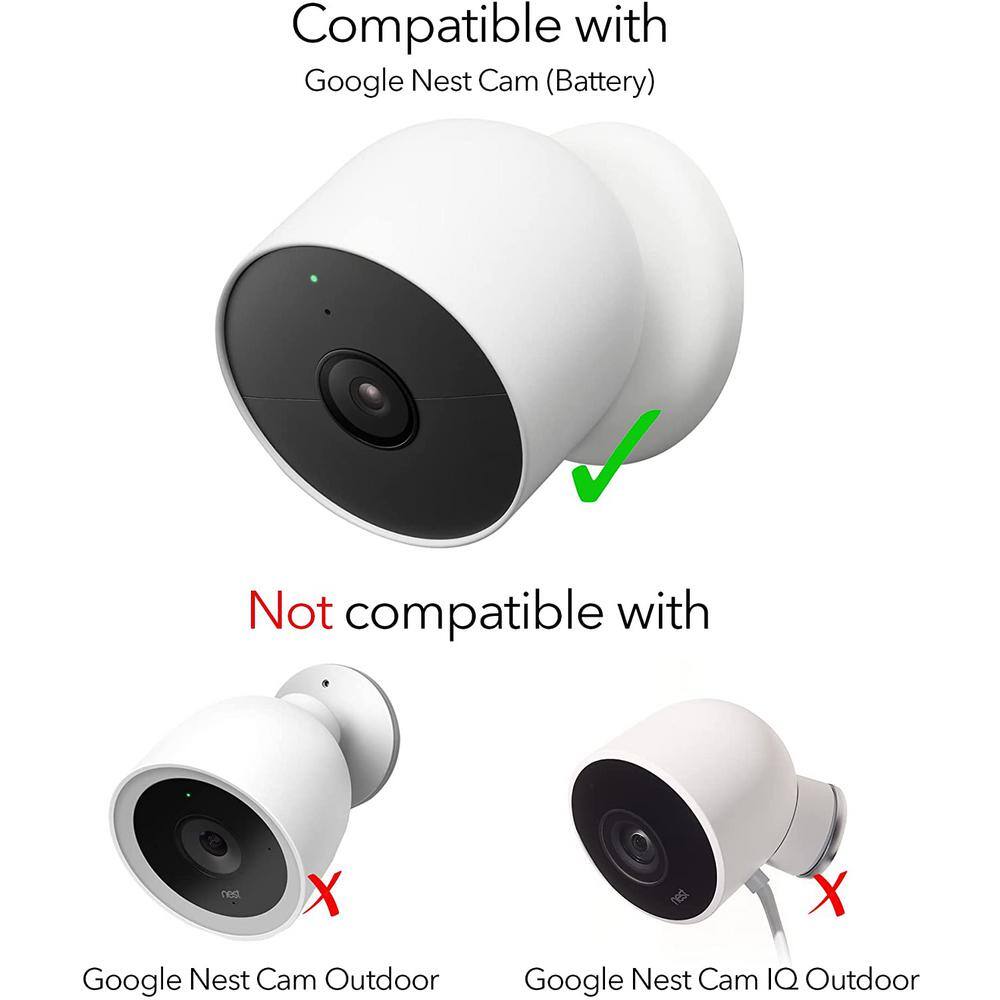 Buy Weatherproof Gutter Mount for Google Nest Cam Battery White
