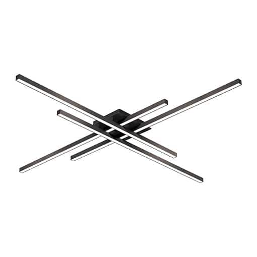 Matte Black Aluminum LED Indoor/Outdoor Flush Mount