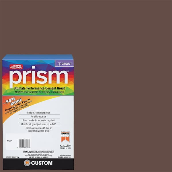 Custom Building Products Prism #95 Sable Brown 17 lb. Ultimate Performance Grout